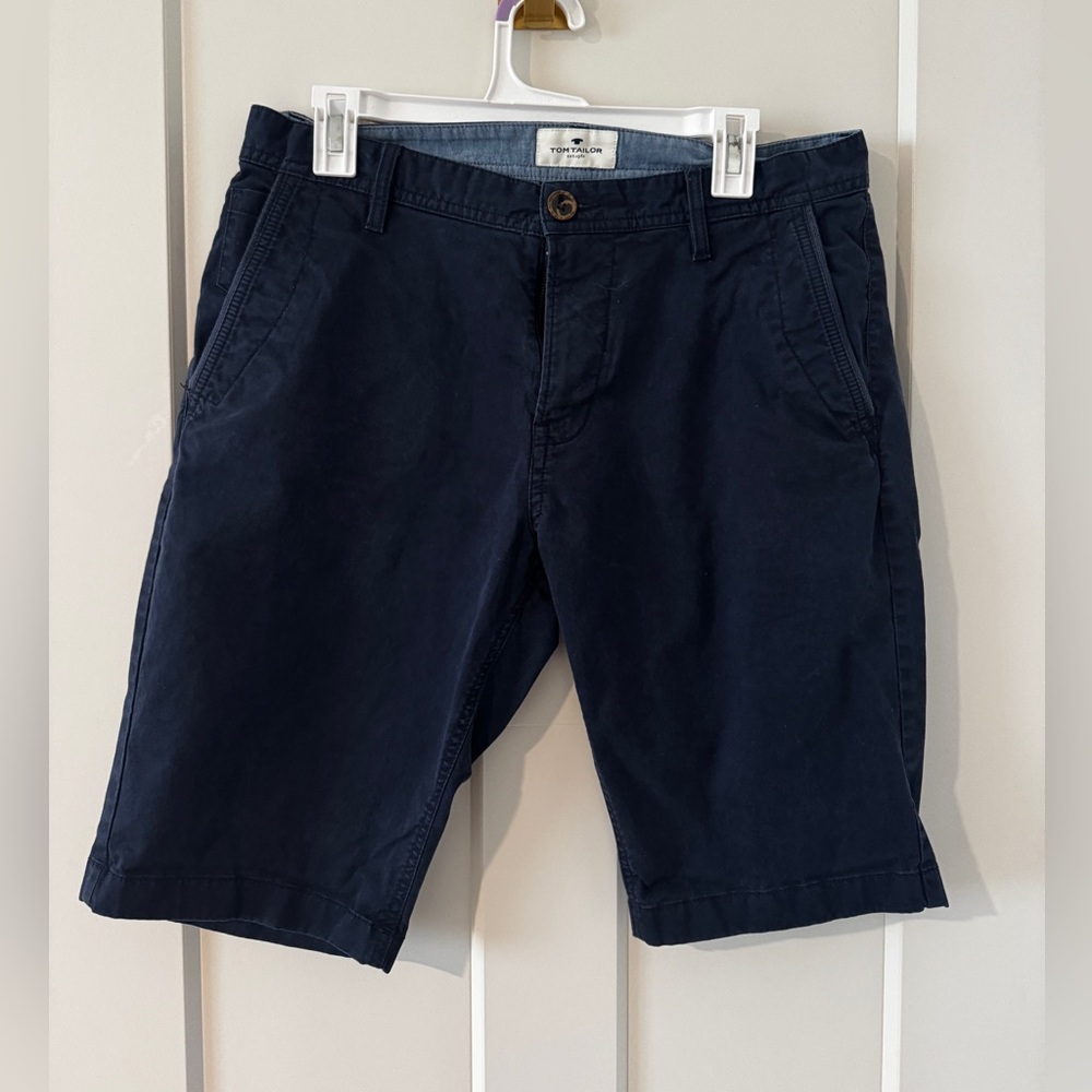 Men's Navy Blue Shorts tom tailor chino size 32